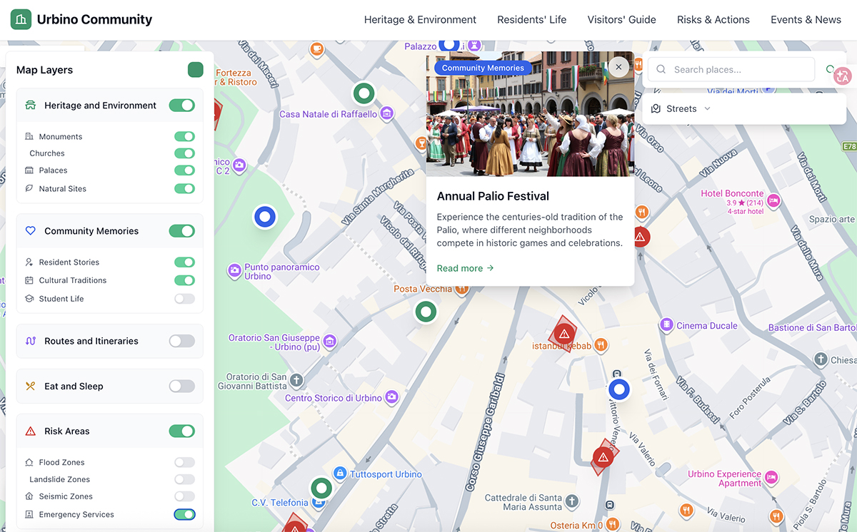 Urbino Heritage Management Platform